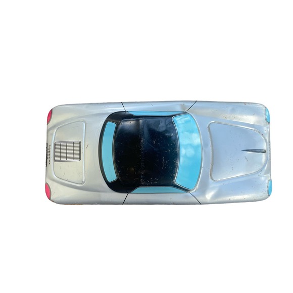 Classic Porsche 356 Speedster Tin Toy Storage Pencil Case Vntg Collectible - Picture 7 of 10